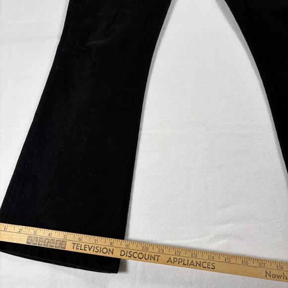 Levi’s 515 Boot Cut Pants Womens 28x29 Black Corduroy Y2K Retro Flare Stitch - Picture 4 of 8